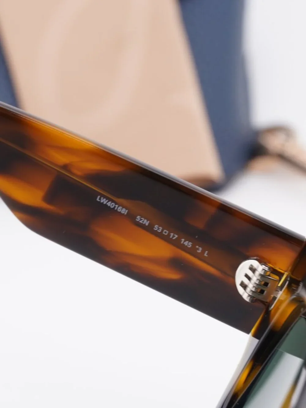 Loewe LW40168I 52N Square Sunglasses – Havana\Green